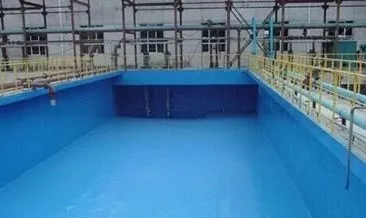 防水材料聚脲讓水池、屋頂不漏水